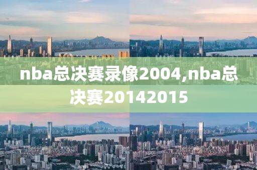 nba总决赛录像2004,nba总决赛20142015