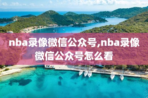 nba录像微信公众号,nba录像微信公众号怎么看